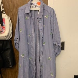 Button up dress